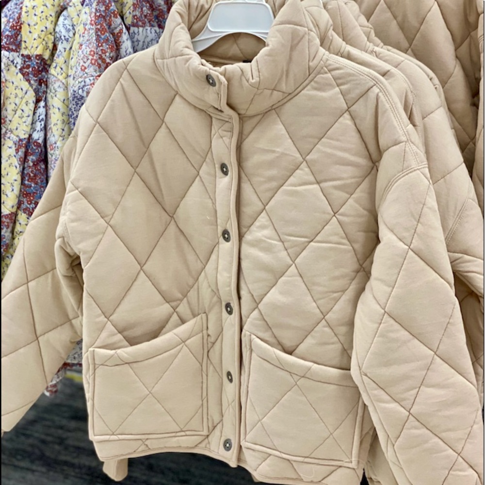 NWOT Wild Fable Women's Quilted Button Up Jacket